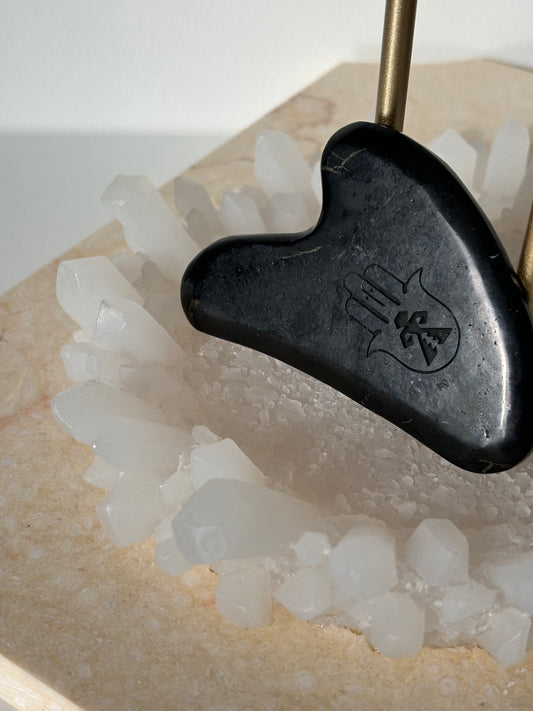 Polished Shungite Gua Sha